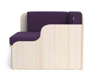 Кушетка детская Мелодия правая , рогожка