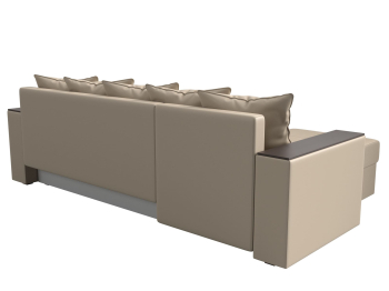 Диван угловой Дубай Лайт, экокожа, левый угол