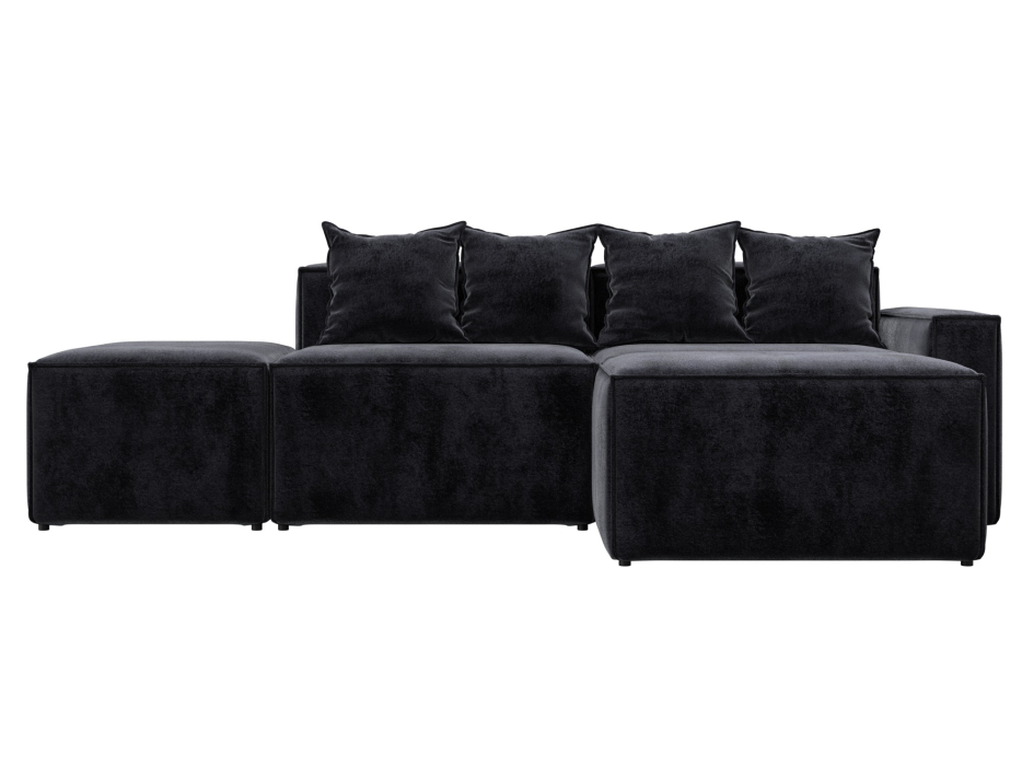 Диваны угловые в гостиную, Диван угловой модульный Лига-063 угол правый, велюр TOWER