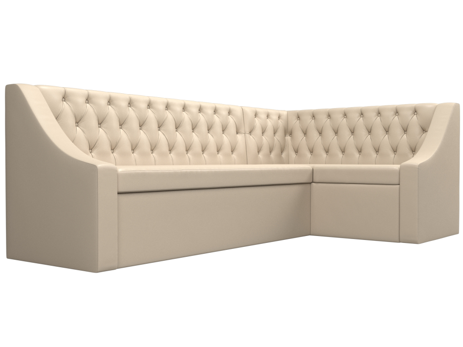 Диваны угловые кухонные, Кухонный угловой диван Мерлин правый угол экокожа