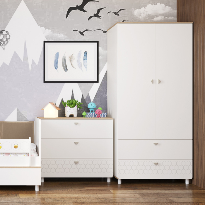 Шкафы двухстворчатые, Шкаф для одежды Эйп 13.334