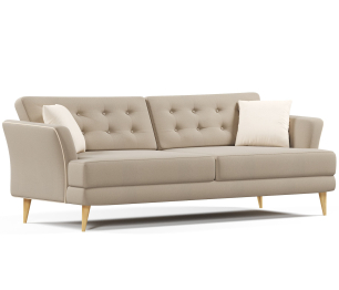 Диван прямой нераскладной Питсбург, велюр