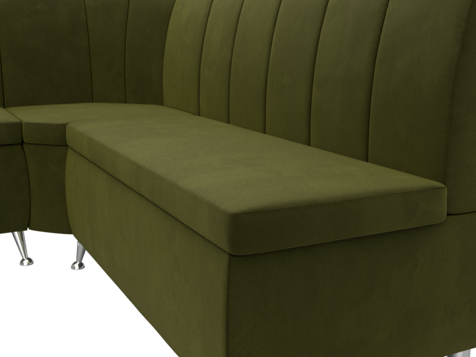 Диваны угловые кухонные, Диван кухонный угловой Кантри левый угол, микровельвет