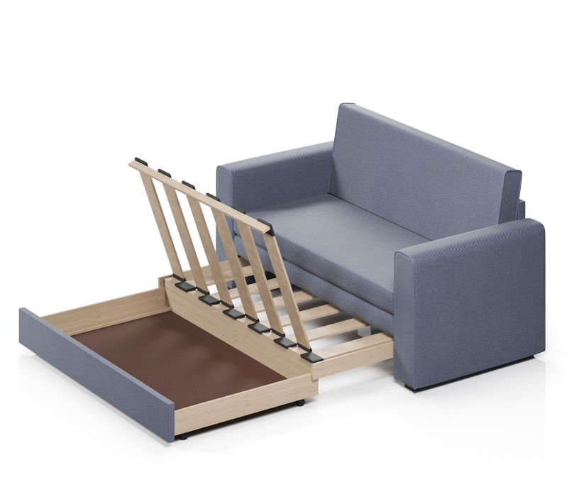 Диваны выкатные, Диван-кровать Санта выкатной, велюр