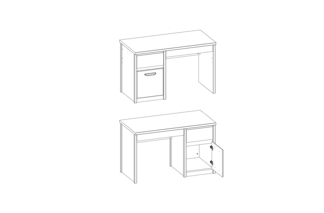 Туалетные столики, Стол 1D2S, JAZZ
