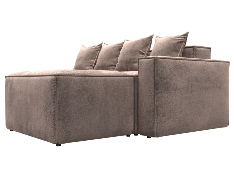 Диваны угловые в гостиную, Диван угловой модульный Лига-063 угол правый, велюр TOWER