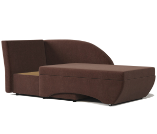 Кушетка Трио левый, велюр