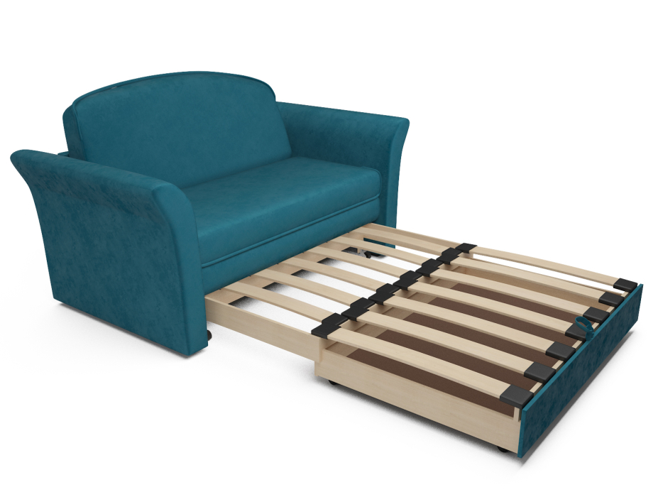 Диваны выкатные, Диван прямой выкатной Малютка №2 (Бархат)