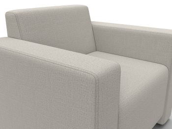 Кресло Лига-093, рогожка Амур