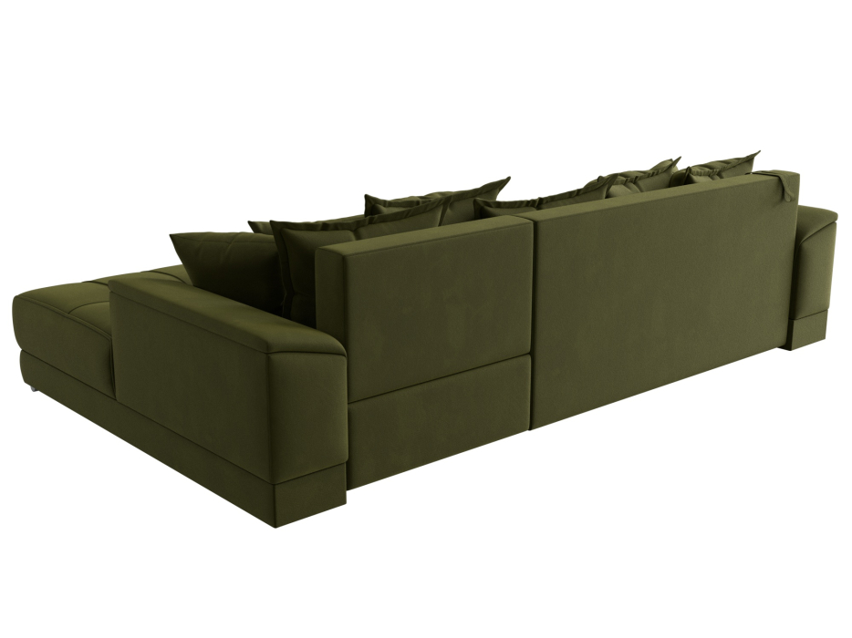 Диваны угловые в гостиную, Угловой диван НордСтар правый угол, микровельвет