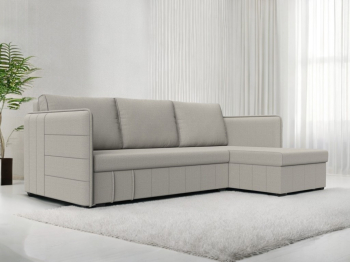 Диван угловой Слим универсальный угол, рогожка Амур