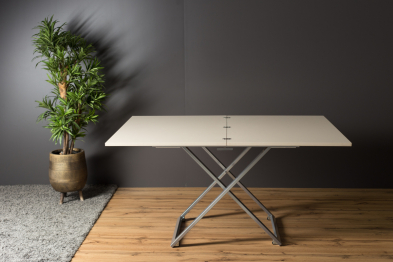Стол трансформер Compact (серебро)