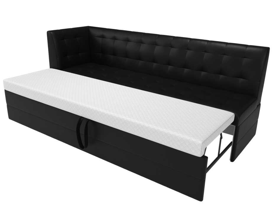 Диваны угловые кухонные, Кухонный диван Бриз с углом слева, экокожа