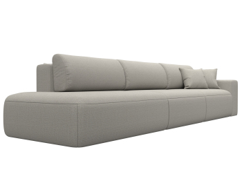 Диван прямой Лига-036 НПБ Модерн Лонг подлокотник справа, рогожка Амур