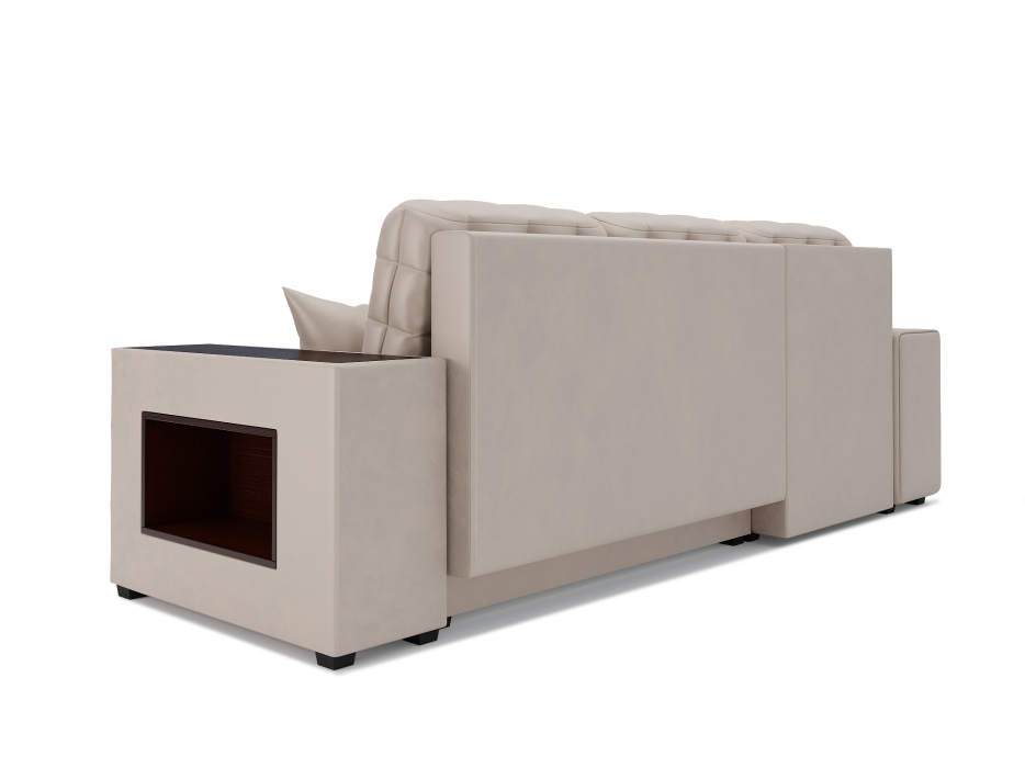 Диваны угловые в гостиную, Диван Мадрид Левый угол (Бархат)