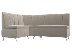 Диваны угловые кухонные, Диван кухонный угловой Кантри левый угол, микровельвет