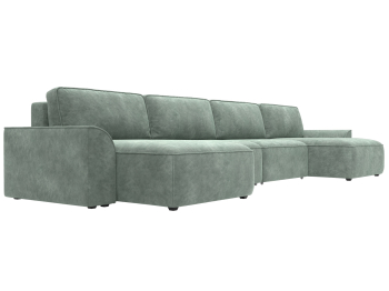 Диван п-образный Лига-048 НПБ лонг, велюр BRUT