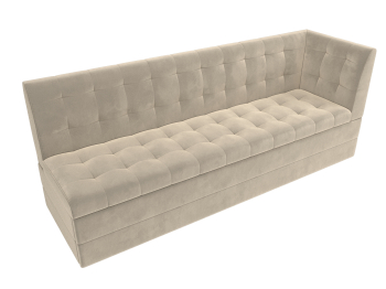 Кухонный диван Бриз с углом справа, микровельвет