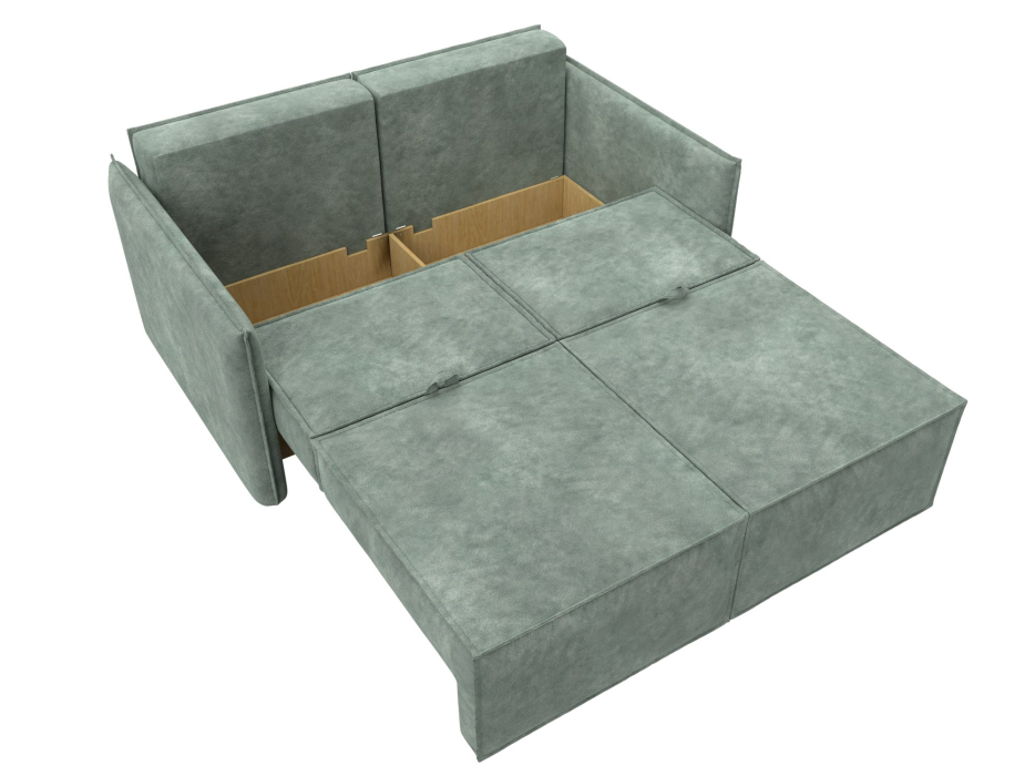 Диваны кровати со спальным местом, Диван прямой Либерти мини, велюр BRUT