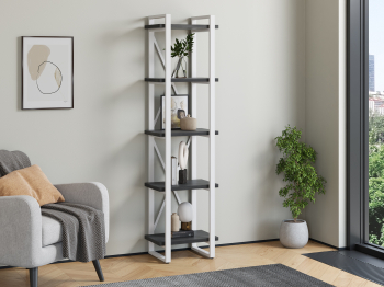 Стеллаж Айсберг Лофт 40х182-2 белый