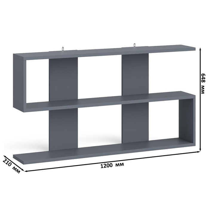Домашние кабинеты, Набор мебели из углового компьютерного стола Мори МС-16 правого с книжной полкой и комода МК1200.10