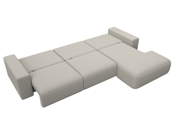 Диван угловой Лига-036 НПБ Классик Лонг правый угол, рогожка Амур