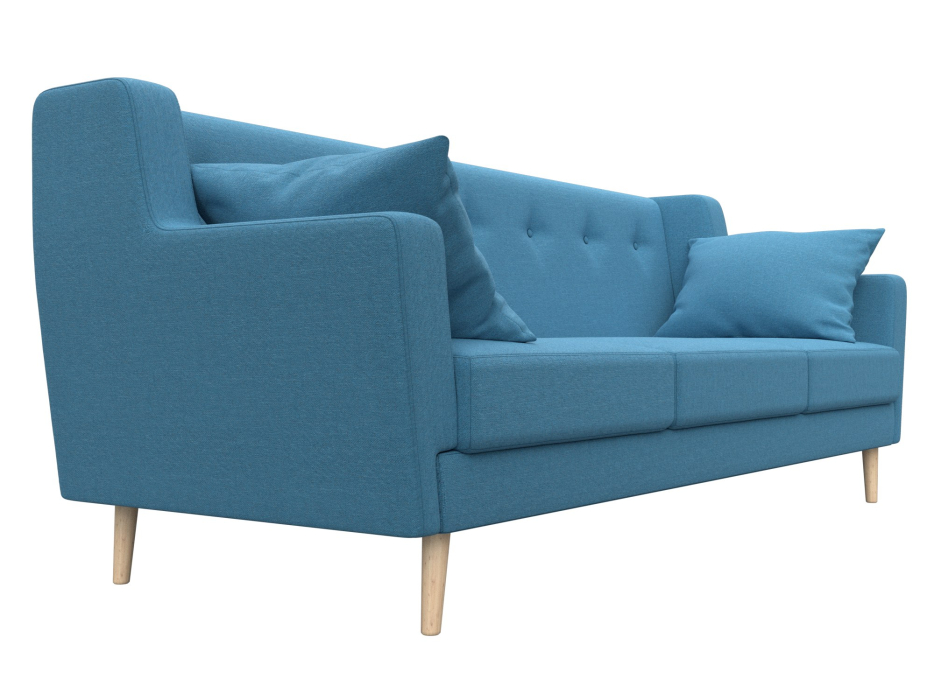 Диваны прямые кухонные, Диван кухонный прямой Брайтон 3, рогожка Амур