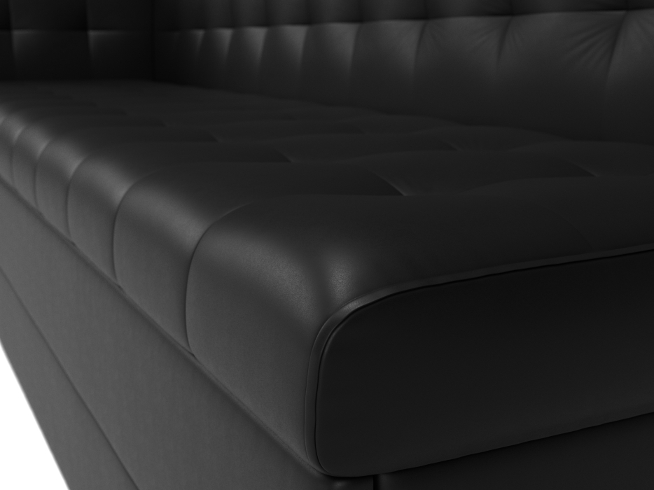 Диваны угловые кухонные, Кухонный диван Бриз с углом слева, экокожа