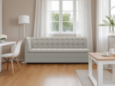 Диваны угловые кухонные, Диван кухонный Бриз с углом слева, рогожка Амур