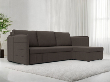 Диван угловой Слим универсальный угол, рогожка Амур