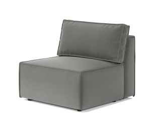 Диван модульный Шарм 25 211х170х70 см, правый, велюр