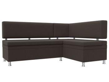 Диван кухонный угловой Стайл правый угол, рогожка Амур