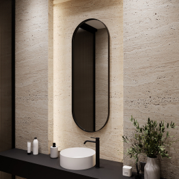 Дизайнерское настенное зеркало GENGLASS Nolvis M в металлической раме