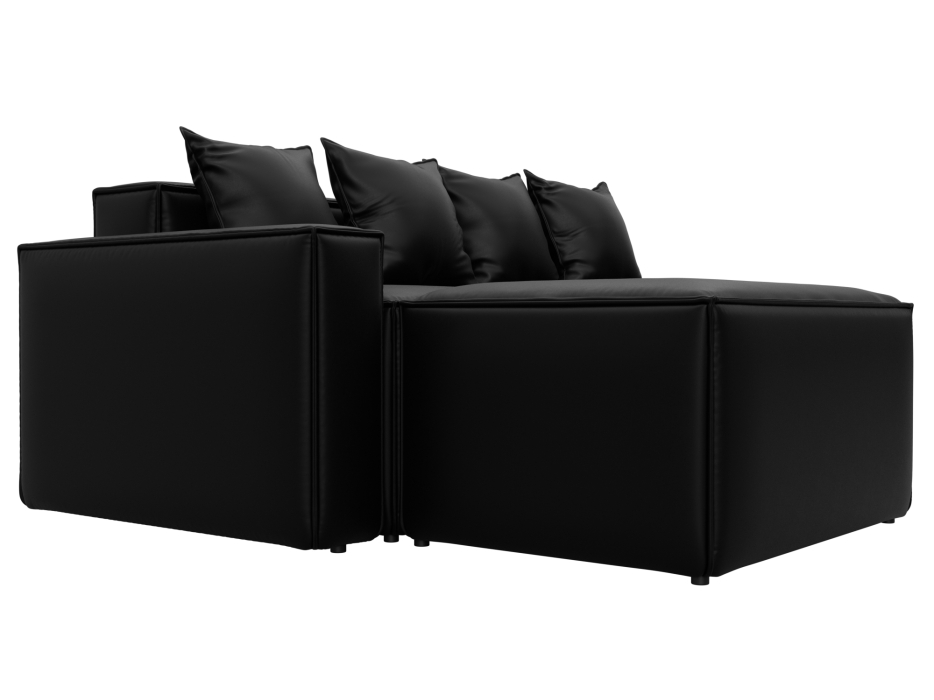 Диваны угловые в гостиную, Диван угловой модульный Лига-063 угол левый, экокожа GRIFON