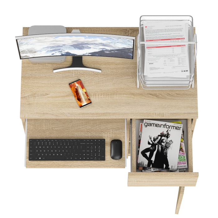 Детские столы, Стол компьютерный Мори МС-1 правый