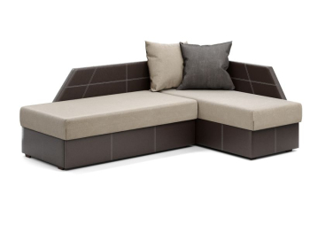 Угловой диван-кровать Андора,дельфин,велюр