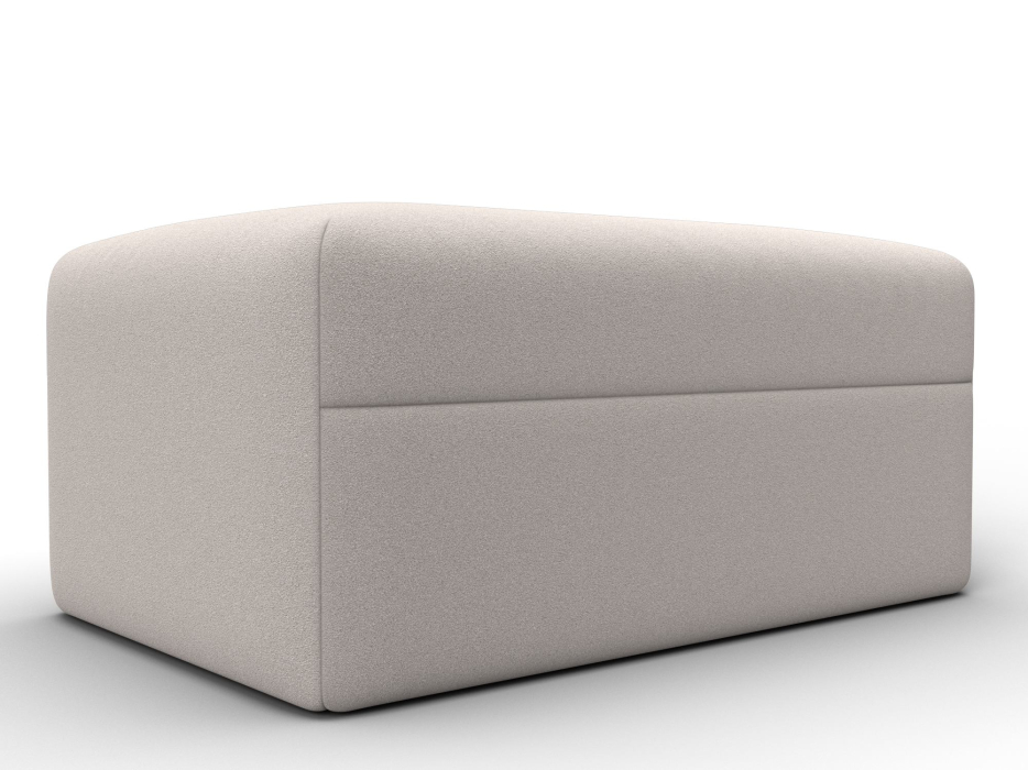 Пуф в прихожую, Модуль пуф Лига-060 НПБ, замша JOLY