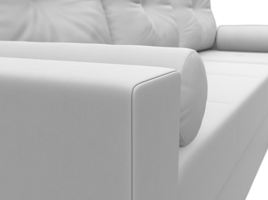 Диваны угловые в гостиную, Диван угловой Верона Лайт правый угол, экокожа