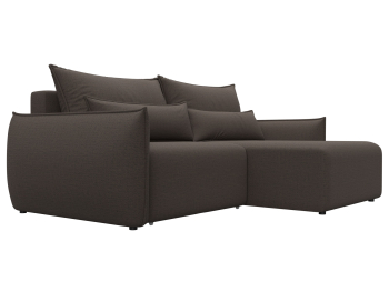 Диван угловой Лига-051 НПБ угол универсальный, рогожка Амур