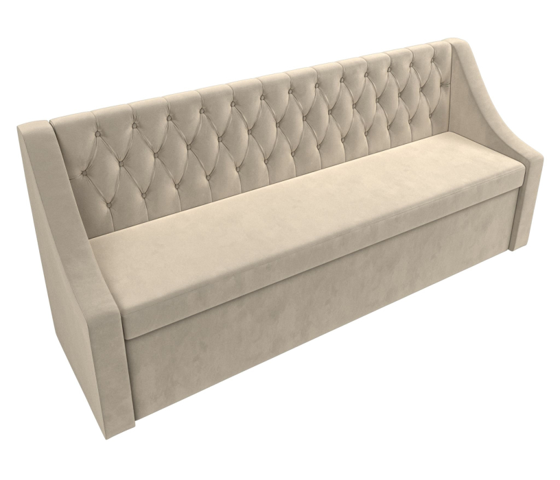 Диваны прямые кухонные, Диван прямой кухонный Мерлин, микровельвет