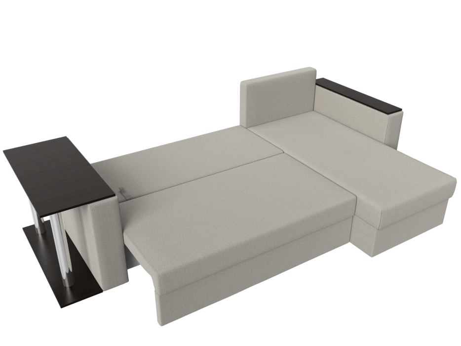 Диваны угловые в гостиную, Угловой диван Атланта правый угол, рогожка Амур