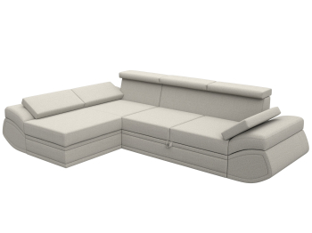 Диван угловой Лига-032 левый угол, рогожка Амур