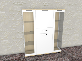 Модульная система Грейс Шкаф ШК-5080  Ясень Асахи