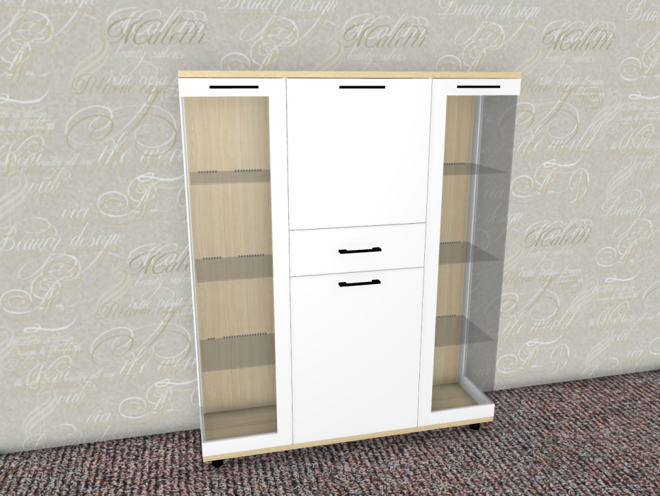 Серванты, Модульная система Грейс Шкаф ШК-5080  Ясень Асахи