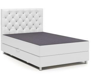 Кровать тахта Шармэль Люкс 160 с подъемным механизмом, рогожка / экокожа