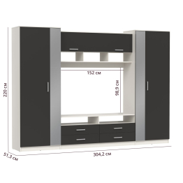 Шкаф многоцелевого назначения Вена 91.01 