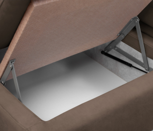 Диван модульный Борнео со спальным местоп П-образный, велюр