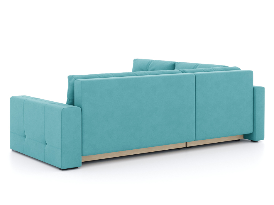 Диваны угловые в гостиную, Диван-кровать угловой Леос НПБ, велюр