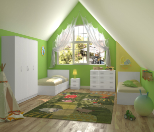 Кровать Фреш с ящиками КРФР 2-Я-1200