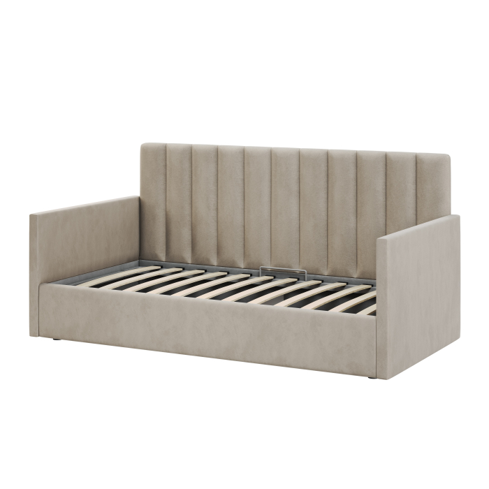 Кровати с мягким изголовьем, Кровать односпальная Меркурий-4 80*200